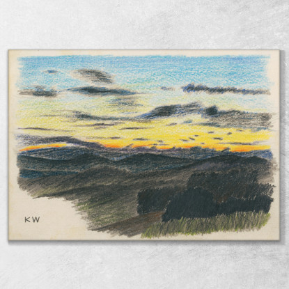 Studi Sulla Natura Xxii Karl Wiener kwn406 quadro stampato su tela