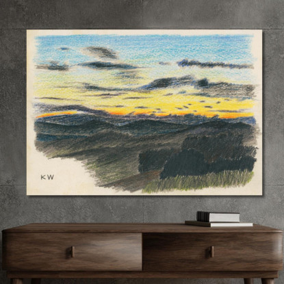 Studi Sulla Natura Xxii Karl Wiener kwn406 quadro stampato su tela