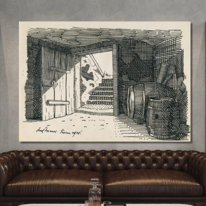 Senza Titolo 18 Karl Wiener kwn438 quadro stampato su tela