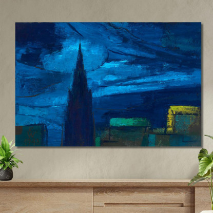 Senza Titolo 7 Karl Wiener kwn447 quadro stampato su tela