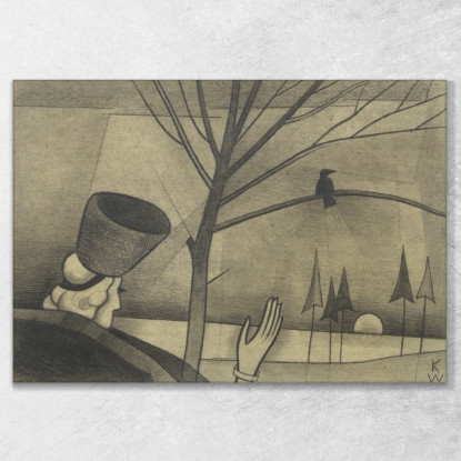 Senza Titolo Da I 150 Fogli Karl Wiener kwn450 quadro stampato su tela