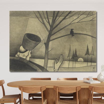 Senza Titolo Da I 150 Fogli Karl Wiener kwn450 quadro stampato su tela