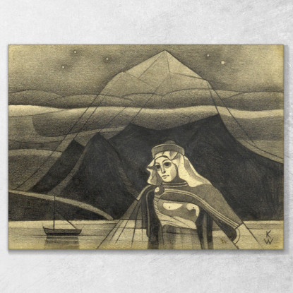 Senza Titolo Da I 150 Fogli V Karl Wiener kwn455 quadro stampato su tela