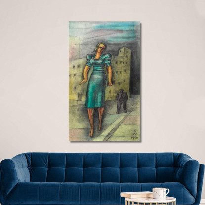 Senza Titolo Da I 150 Fogli Vii Karl Wiener kwn457 quadro stampato su tela