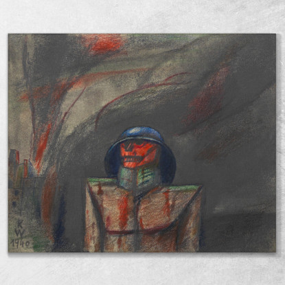 Senza Titolo Da I 150 Fogli Xiii Karl Wiener kwn462 quadro stampato su tela