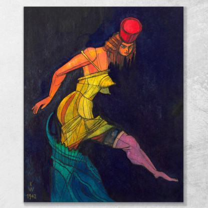 Senza Titolo Da I 150 Fogli Xxxiii Karl Wiener kwn480 quadro stampato su tela