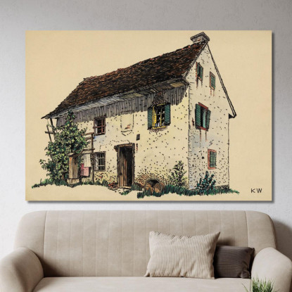 Fattoria Senza Titolo 3 Karl Wiener kwn486 quadro stampato su tela