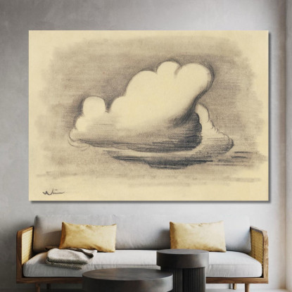 Schizzo A Matita Senza Titolo Karl Wiener kwn488 quadro stampato su tela