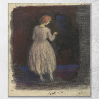 Figura Femminile Senza Titolo 2 Karl Wiener kwn517 quadro stampato su tela