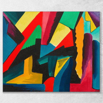 Senza Titolo Ii 3 Karl Wiener kwn538 quadro stampato su tela