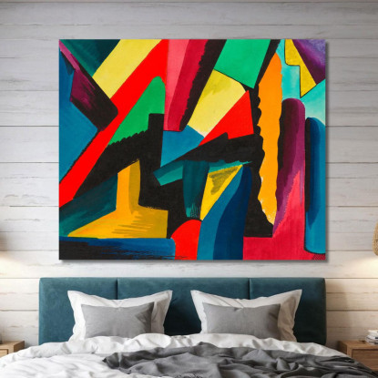 Senza Titolo Ii 3 Karl Wiener kwn538 quadro stampato su tela