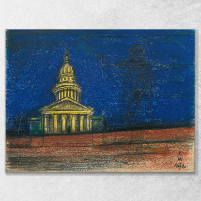 Senza Titolo Ix Karl Wiener kwn549 quadro stampato su tela