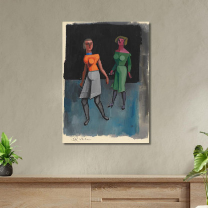 Senza Titolo V Karl Wiener kwn597 quadro stampato su tela