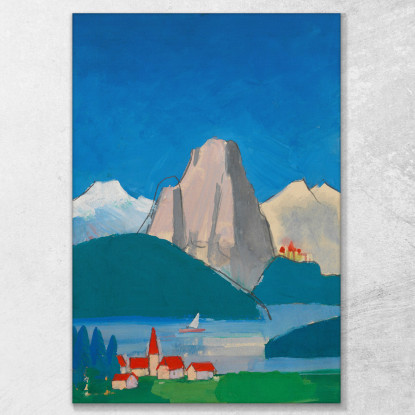 Senza Titolo Austria Karl Wiener kwn617 quadro stampato su tela