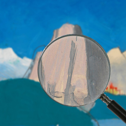 Senza Titolo Austria Karl Wiener kwn617 quadro stampato su tela