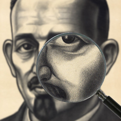 Ritratto Di Un Uomo Karl Wiener kwn632 quadro stampato su tela