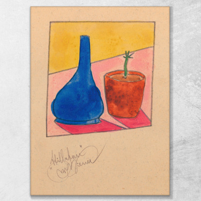 Natura Morta Ii Karl Wiener kwn683 quadro stampato su tela