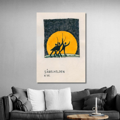 Eroi Della Sciabola Karl Wiener kwn690 quadro stampato su tela