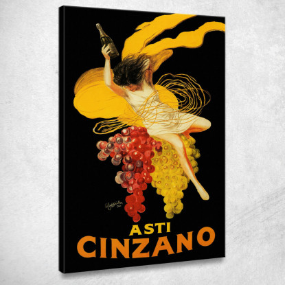 Asti Cinzano Leonetto Cappiello lcp8 quadro stampato su tela