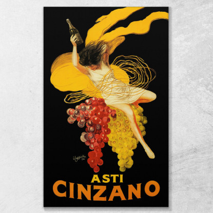 Asti Cinzano Leonetto Cappiello lcp8 quadro stampato su tela