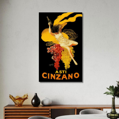 Asti Cinzano Leonetto Cappiello lcp8 quadro stampato su tela