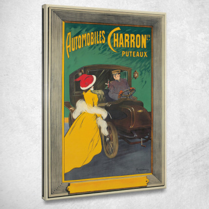 Automobiles Charron Ltd. Leonetto Cappiello lcp9 quadro stampato su tela