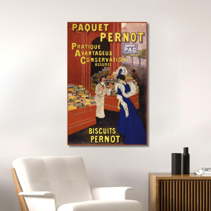 Biscotti Pernot Leonetto Cappiello lcp12 quadro stampato su tela