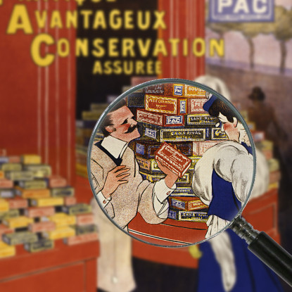 Biscotti Pernot Leonetto Cappiello lcp12 quadro stampato su tela