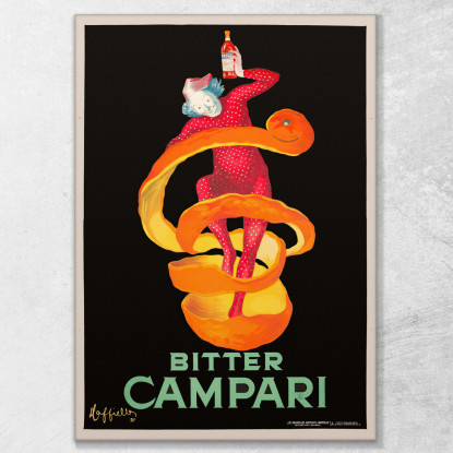 Campari Amaro Leonetto Cappiello lcp13 quadro stampato su tela