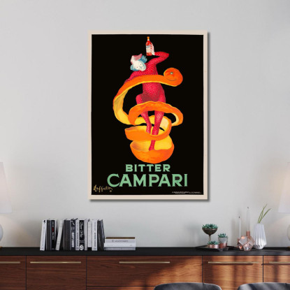 Campari Amaro Leonetto Cappiello lcp13 quadro stampato su tela