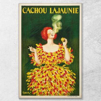 Cachou Lajaunie Leonetto Cappiello lcp19 quadro stampato su tela