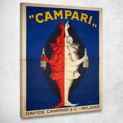Campari Leonetto Cappiello lcp20 quadro stampato su tela