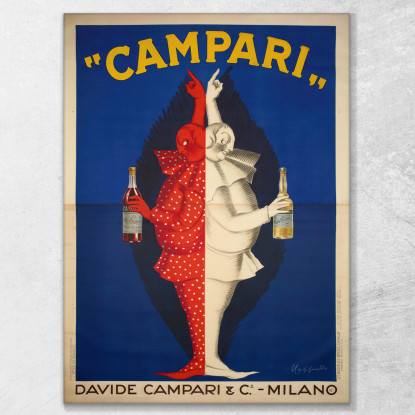 Campari Leonetto Cappiello lcp20 quadro stampato su tela