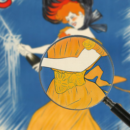 Champagne Delbeck Leonetto Cappiello lcp24 quadro stampato su tela