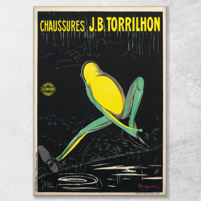 Scarpe J.B. Torrilhon Leonetto Cappiello lcp25 quadro stampato su tela