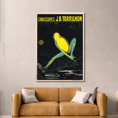 Scarpe J.B. Torrilhon Leonetto Cappiello lcp25 quadro stampato su tela