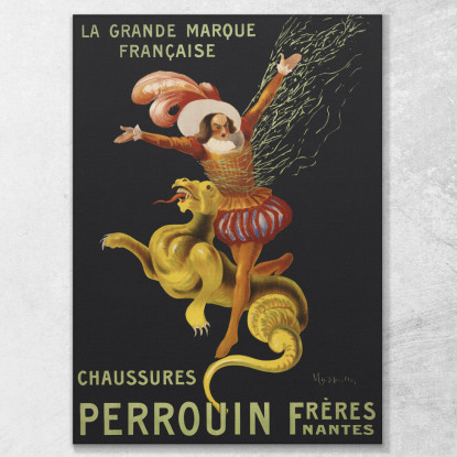 Scarpe Dei Fratelli Perrouin Leonetto Cappiello lcp26 quadro stampato su tela