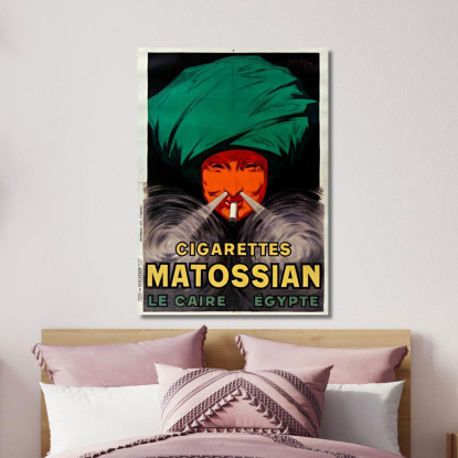 Sigarette Matossiane Il Cairo Egitto Leonetto Cappiello lcp29 quadro stampato su tela