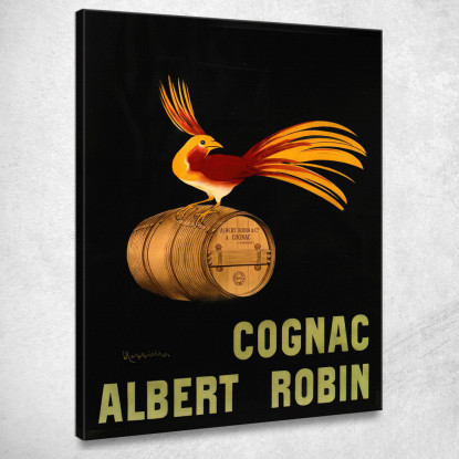 Cognac Albert Robin Leonetto Cappiello lcp31 quadro stampato su tela