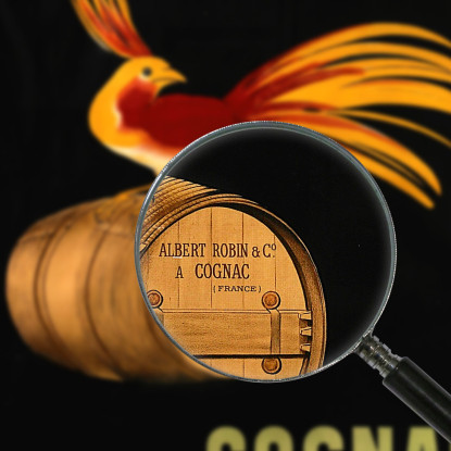 Cognac Albert Robin Leonetto Cappiello lcp31 quadro stampato su tela