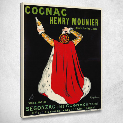 Cognac Henry Mounier Leonetto Cappiello lcp33 quadro stampato su tela