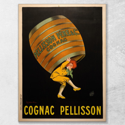Cognac Pellisson2 Leonetto Cappiello lcp35 quadro stampato su tela