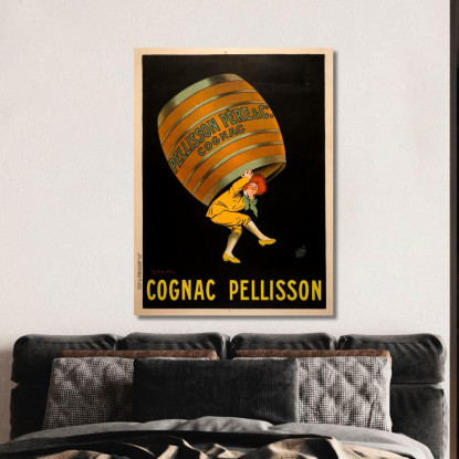 Cognac Pellisson2 Leonetto Cappiello lcp35 quadro stampato su tela
