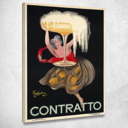 Contratto Leonetto Cappiello lcp38 quadro stampato su tela