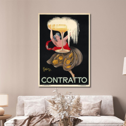 Contratto Leonetto Cappiello lcp38 quadro stampato su tela