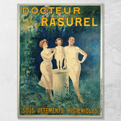 Dottor Rasurel Leonetto Cappiello lcp41 quadro stampato su tela