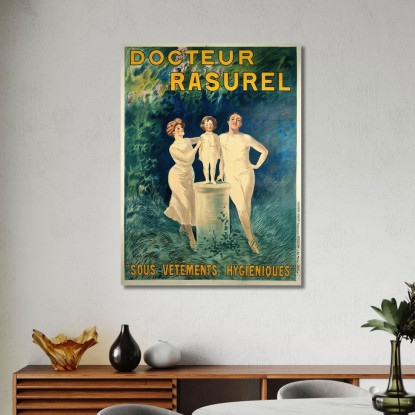 Dottor Rasurel Leonetto Cappiello lcp41 quadro stampato su tela