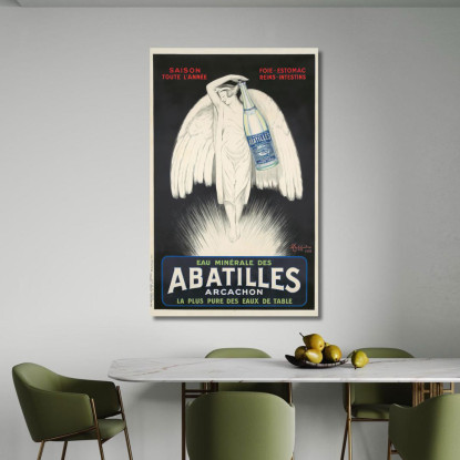 Acqua Minerale Abatilles Leonetto Cappiello lcp44 quadro stampato su tela