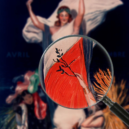 Mostra Coloniale Marsiglia 1922 Leonetto Cappiello lcp45 quadro stampato su tela