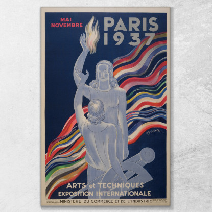 Mostra Internazionale Di Arte E Tecnologia Leonetto Cappiello lcp47 quadro stampato su tela